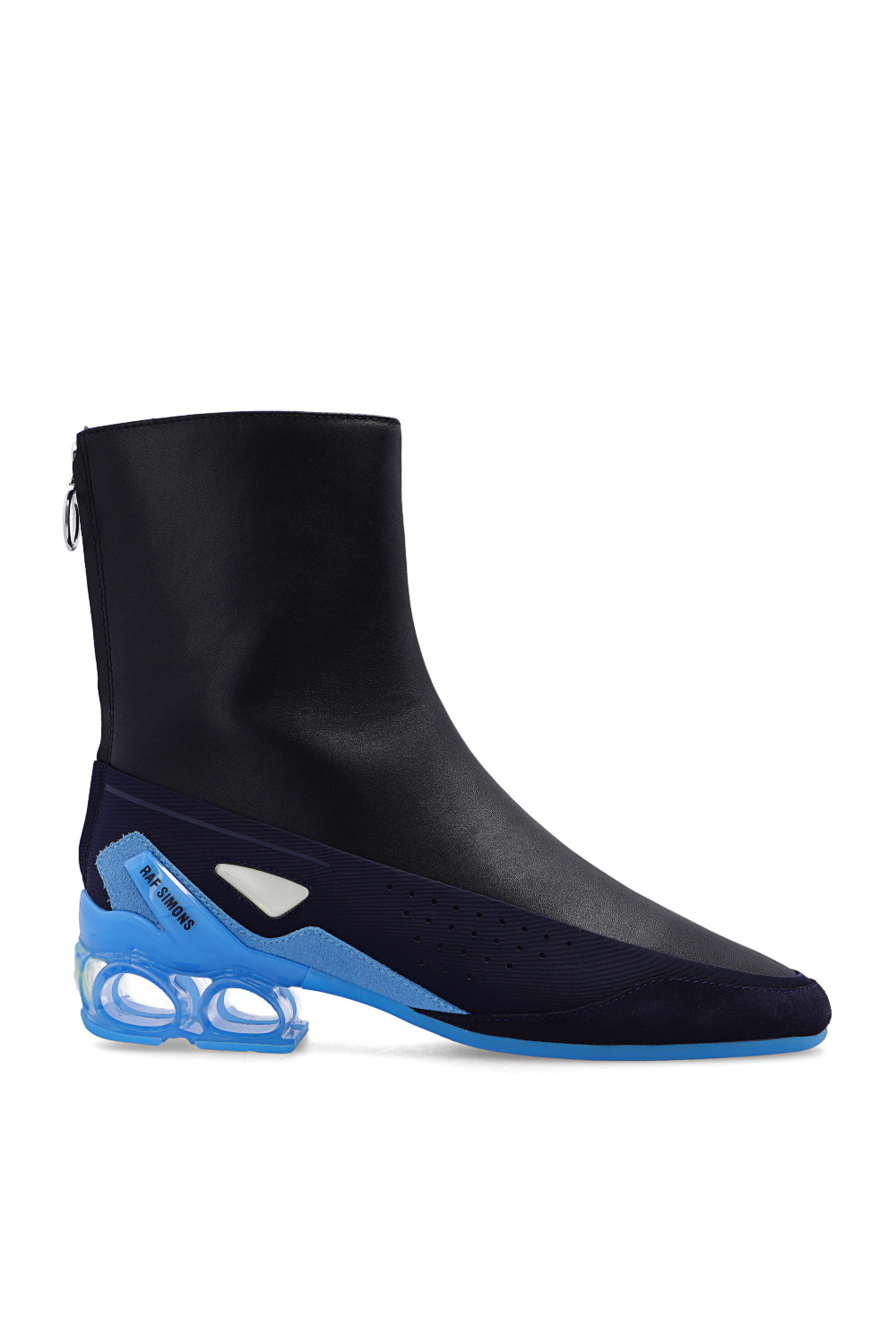 4' ankle boots Raf Simons - Black 'Cycloid - Faux leather upper